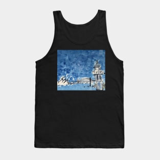 Bradleys Head ( Sydney Harbour), original painting by Geoff Hargraves Tank Top